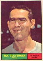 1961 Topps Baseball Cards      291     Tex Clevenger